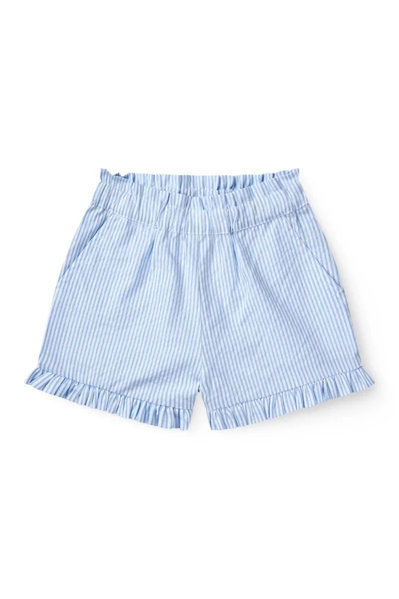 Seersucker Shorts „Girly“ | Sky Blue