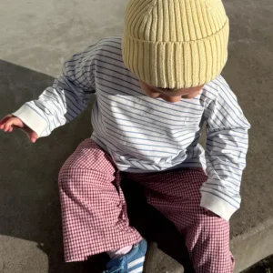 Gestreiftes Longsleeve Kids | white/blue