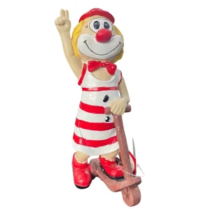 Schmitzens Karneval Deko Clown Rollerfahrer 20 cm